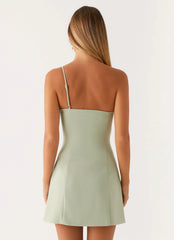 Sweetpea Mini Dress - Sage
