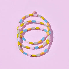 Neon Lights Stretch Bracelet 3 Pack