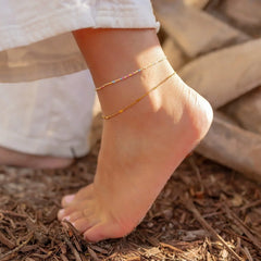 Delicate Station Chain Anklet