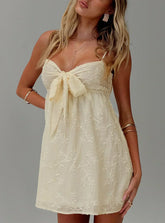 Granno Mini Dress Lemon