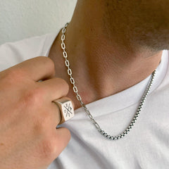 Men's Rolo Chain Necklace