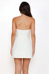 Palace Promenade Strapless Mini Dress White