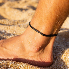 Men's Onyx Anklet