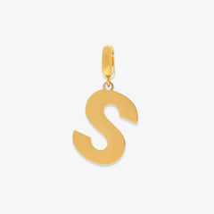 Harper Slanted Statement Alphabet Charm