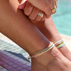 Canary String Anklet
