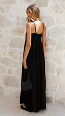 Pippy Maxi Dress - Black