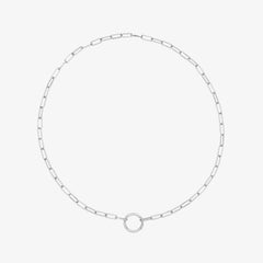 Harper Round Charm Chain Necklace