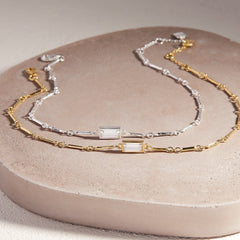 Baguette Bar Chain Choker