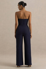 Dainty | Navy Sweetheart Jumpsuit