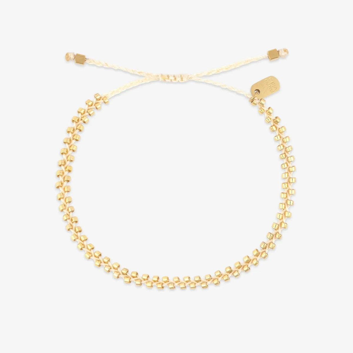 Goldie Woven Seed Bead Bracelet