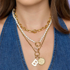 Harper Scroll Chain Necklace