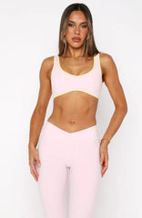 I'll Prove It Sports Crop Ballet Pink/Honey