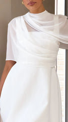 Zahni Mini Dress - White
