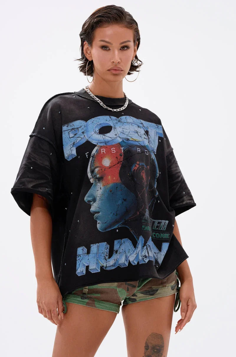 THE FUTURES CALLING FRENCH TERRY GRAPHIC TEE