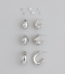 Statement Six Pack Earrings Set